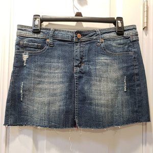 Vigoss Denim Mini Skirt